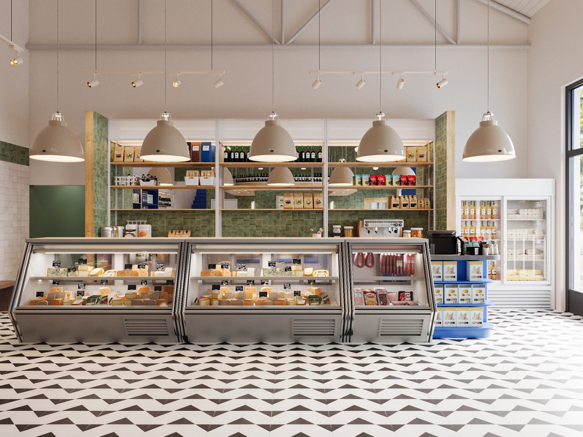 The counter at the soon-to-open Wedgewood Cheese Bar. Photo courtesy of Sundholm Studio.
