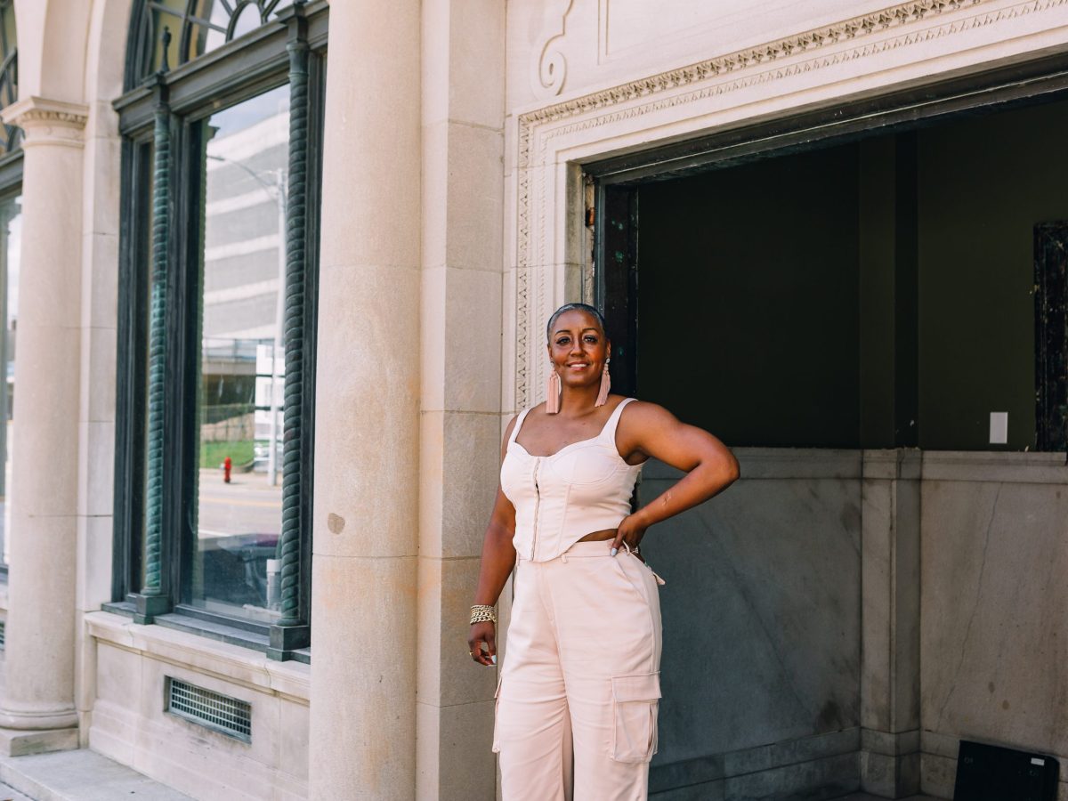 Cicely Mitchell photographed at Missy Lane's Assembly Room. Photo by Brett Villena.
