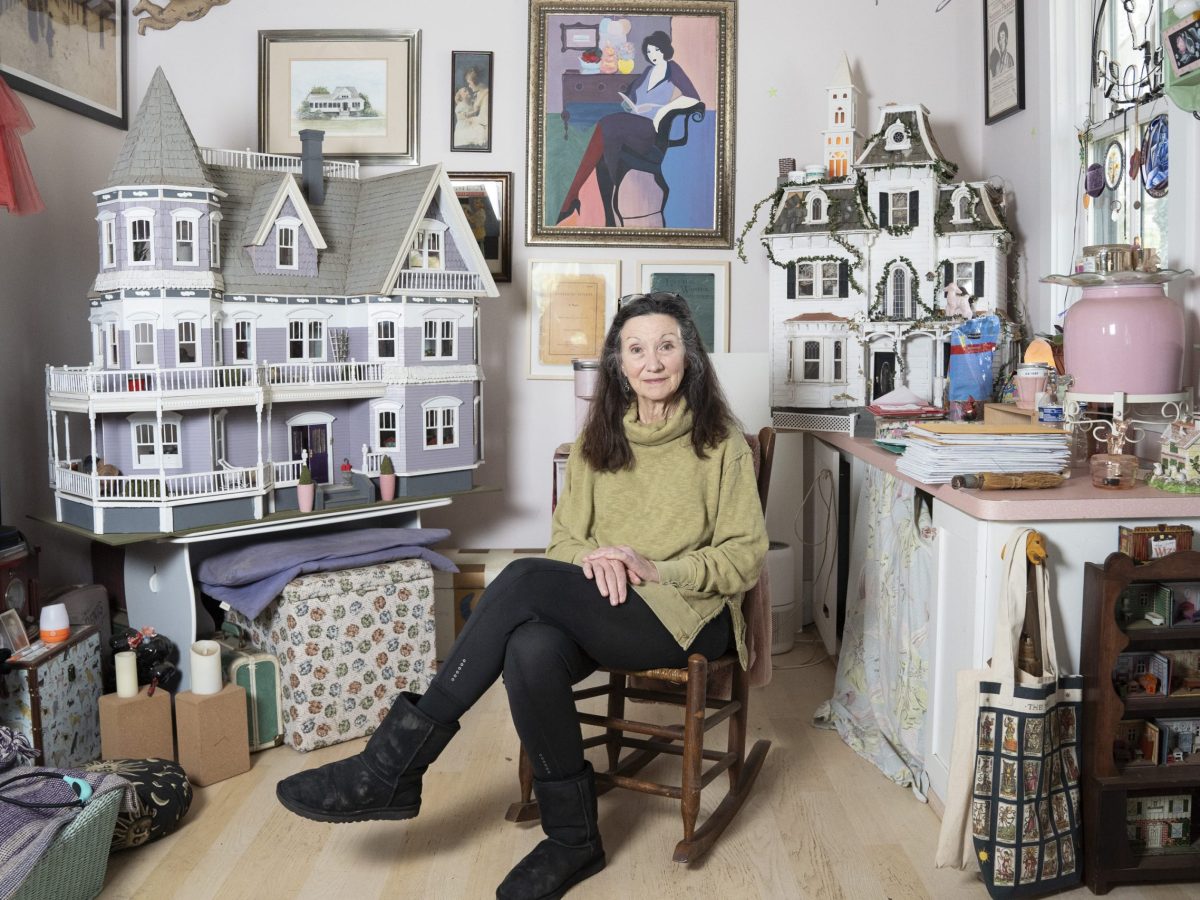 Photo of Jill McCorkle at her home in Hillsborough by Angelica Edwards.