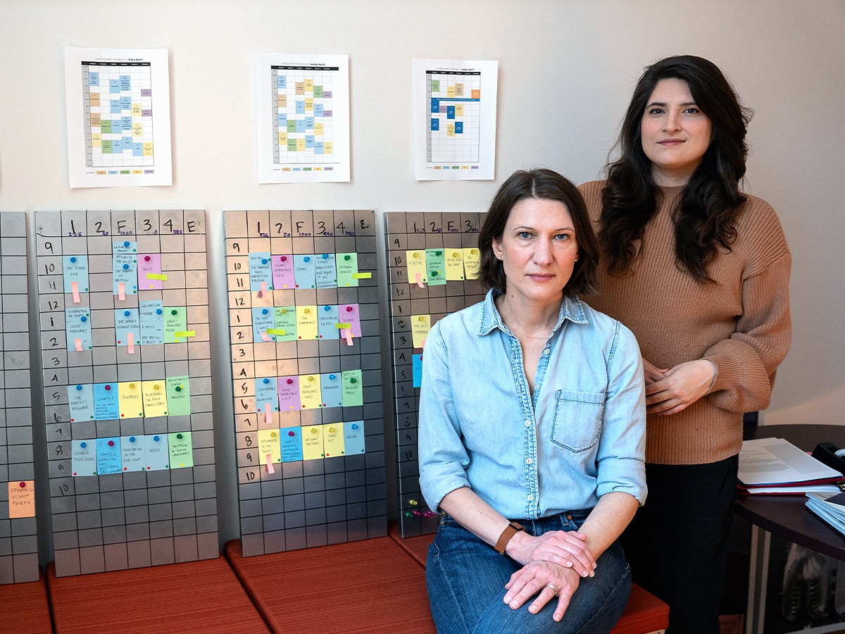 L to R: Full Frame Documentary Film Festival artistic director / co-festival director Sadie Tillery and co-festival director Emily Foster. Photo by Angelica Edwards.