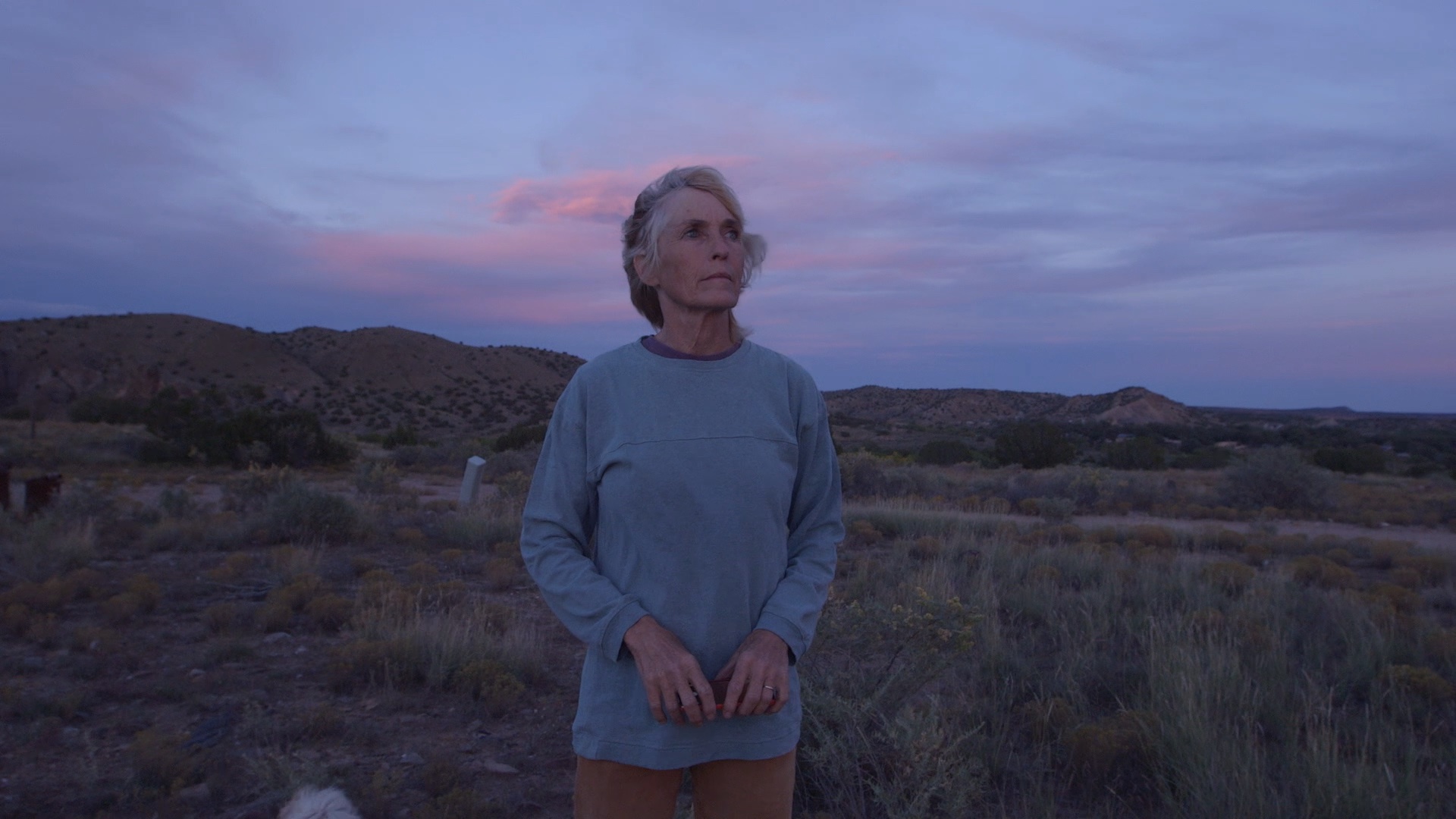 Helen in the New Mexico desert. Photo by Alix Blair.