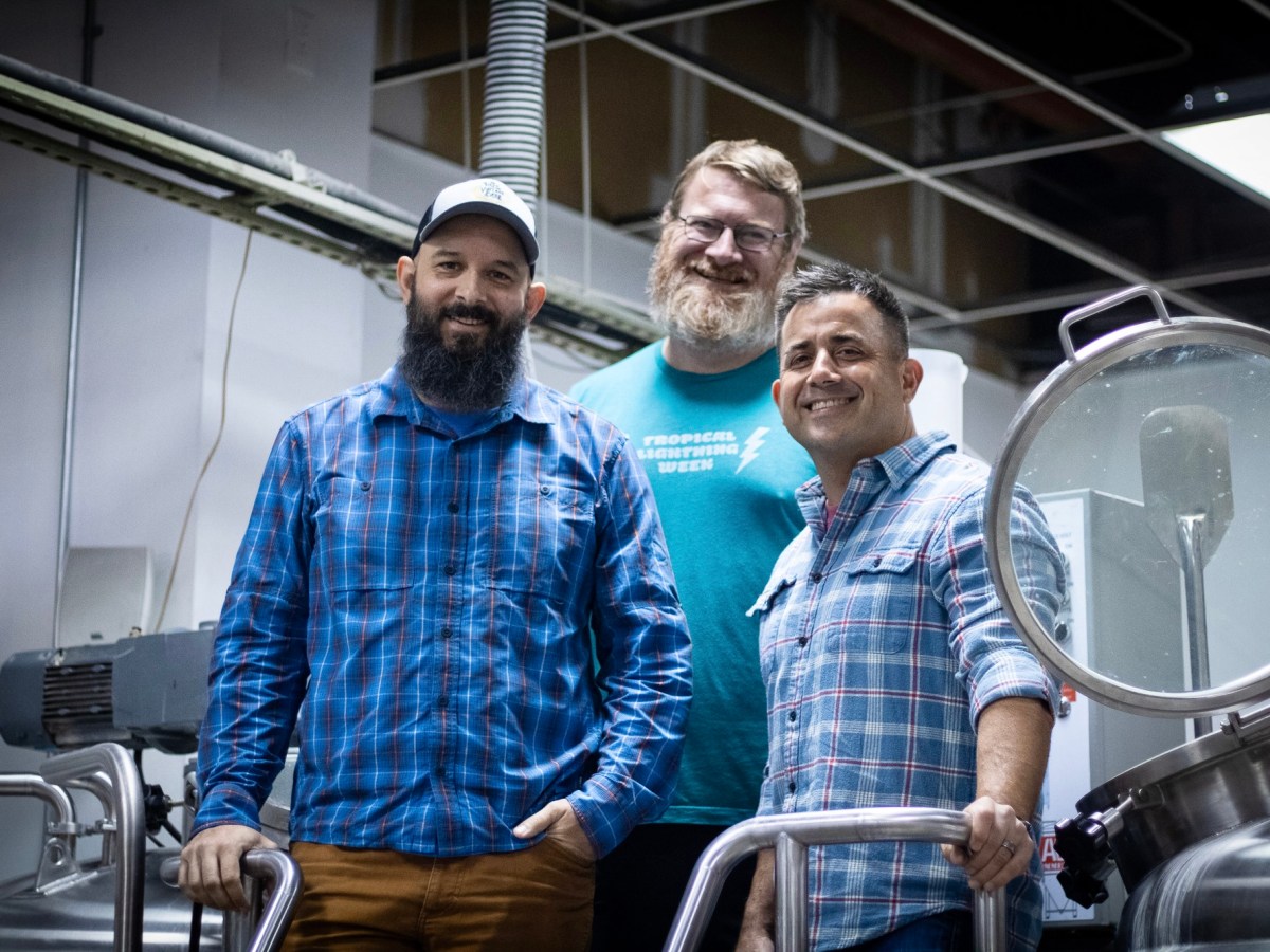 L to R: Andy Morrison, Whit Baker, and Daniel Kulenic. Photo courtesy of Michael Brannon.