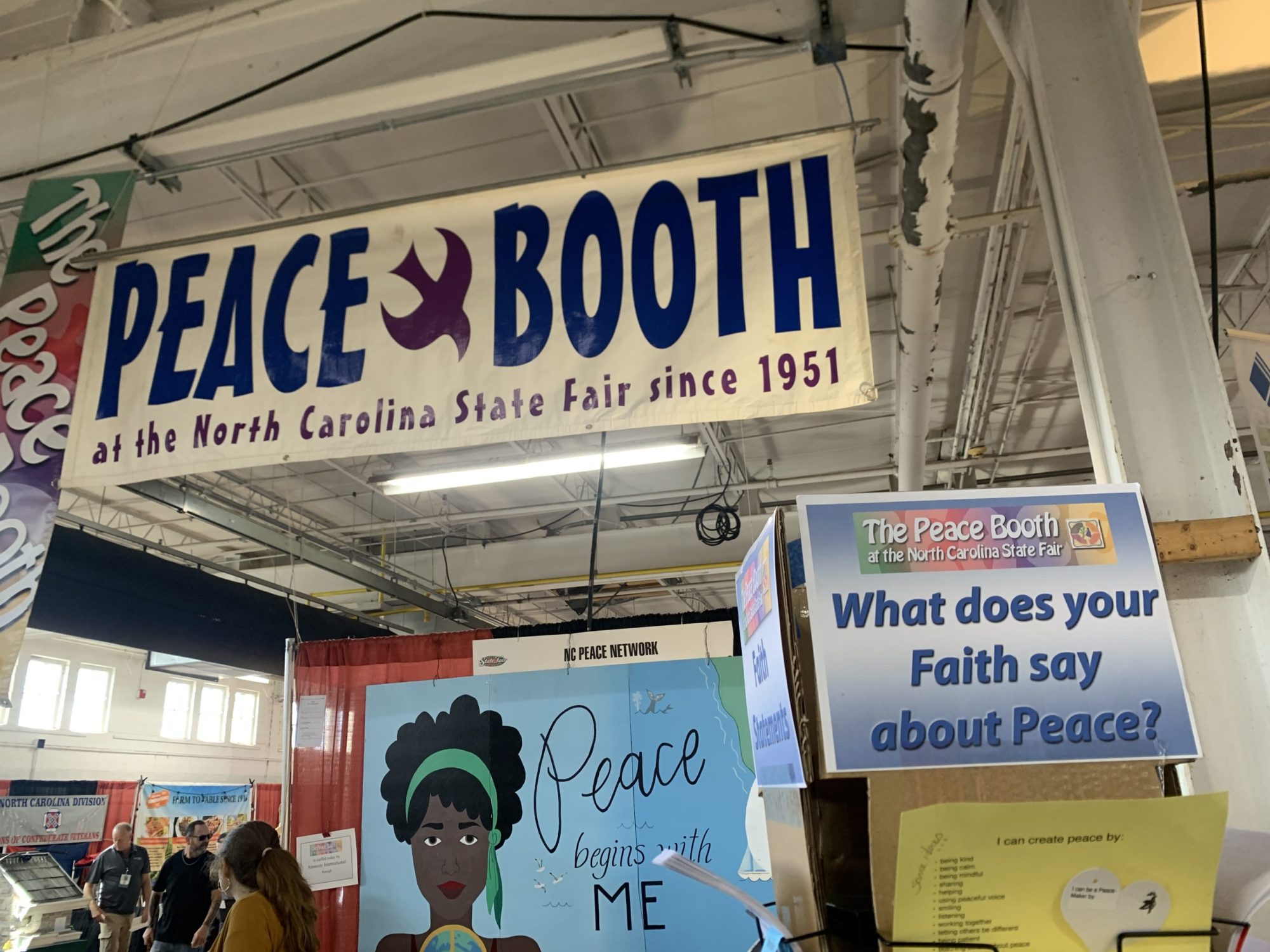 The Peace Booth is marking its 75th year at the N.C. State Fair.