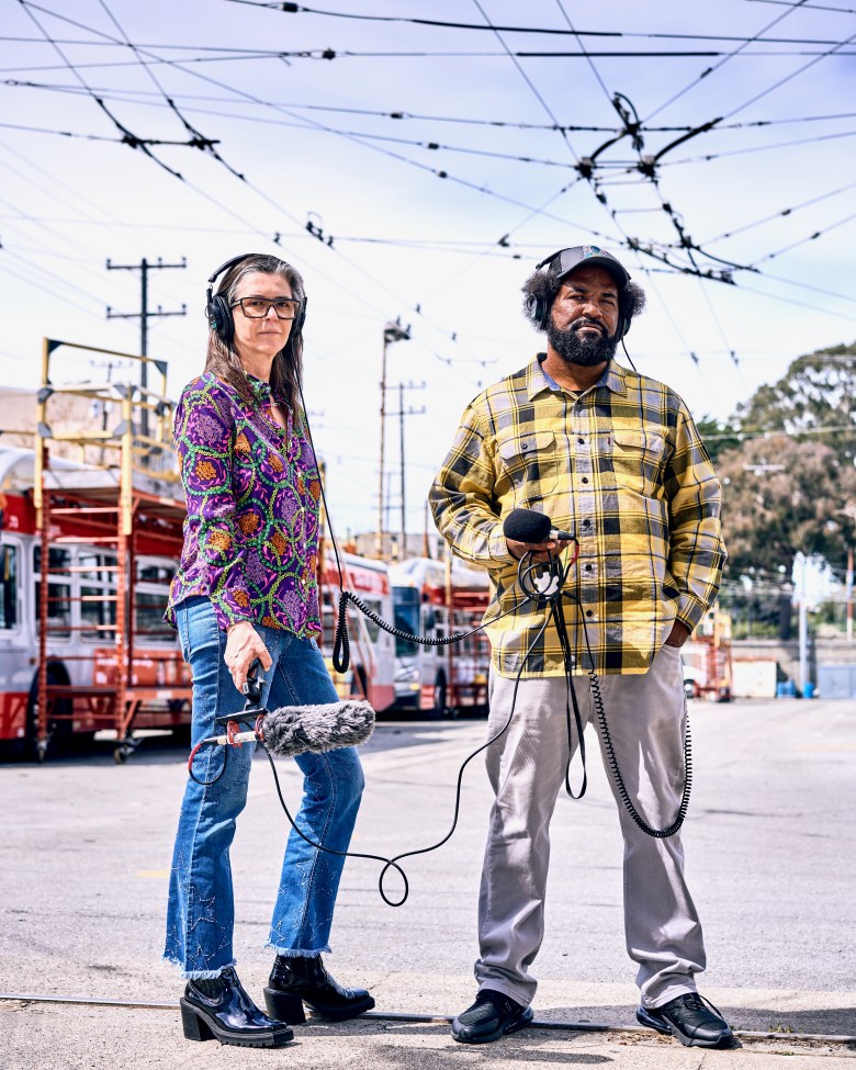 "We took nothing and created a conversation around it," says Ear Hustle co-host Earlonne Woods. Photo by Mario de Lopez.