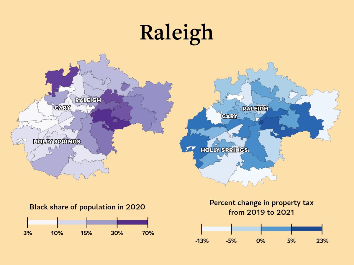 Quickbait: Wake County Property Taxes Have Increased Fastest in Minority Neighborhoods